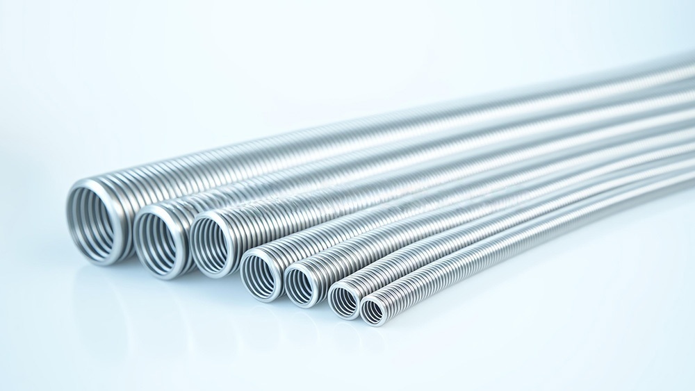 Corrugated metal hoses from the Weibai catalogue